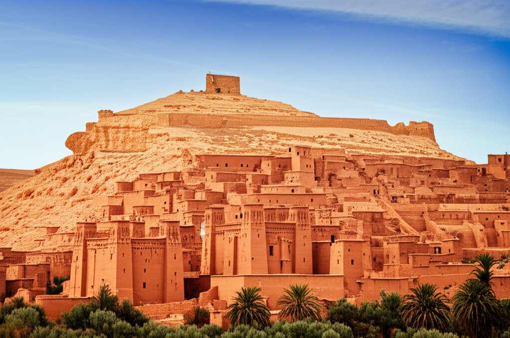 Atlas Mountains and Ait Ben Haddou