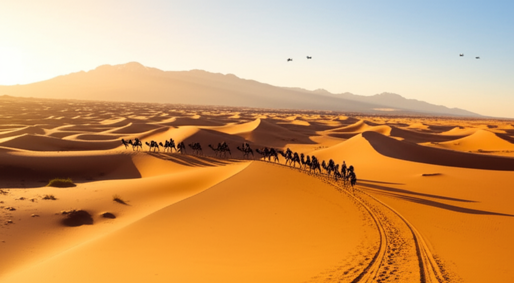 Return journey from Sahara to Marrakech